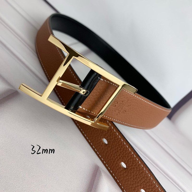 에르메스 핀 버클 양면 벨트 32mm 폭 001-177248