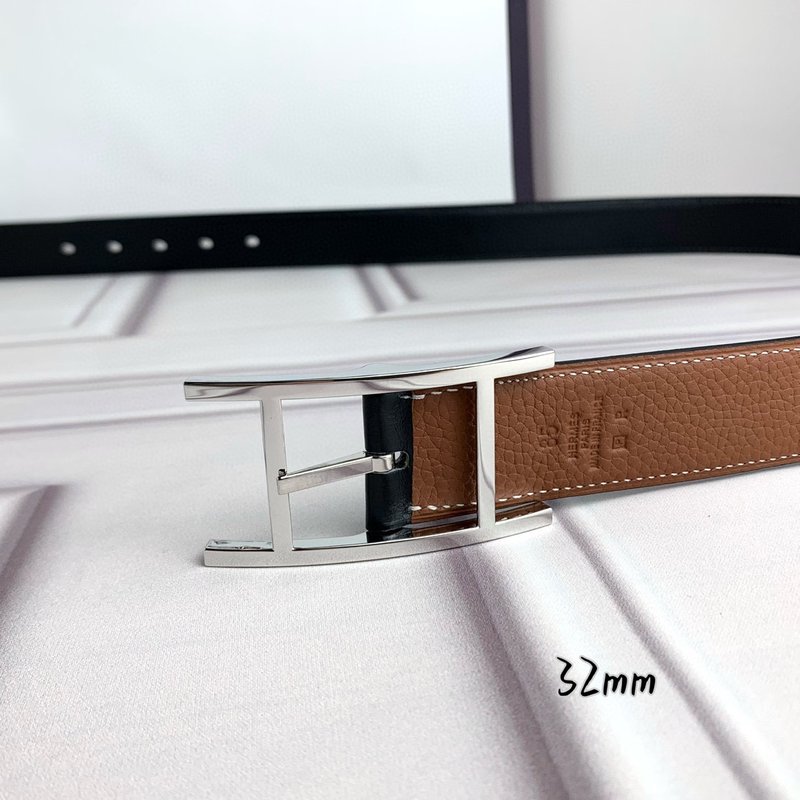 에르메스 핀 버클 양면 벨트 32mm 폭 001-177248