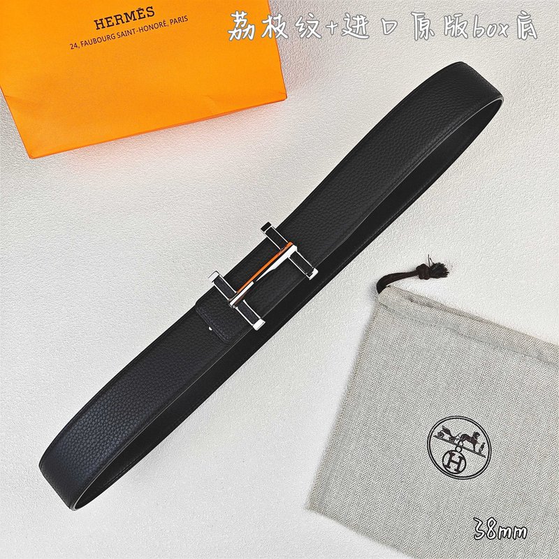 에르메스 클래식 H 버클 양면 가죽 벨트 38mm 001-177266