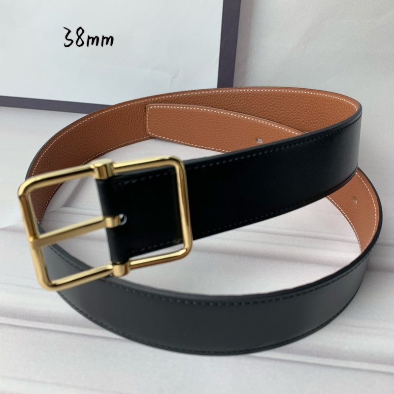 에르메스 양면 벨트 38mm 폭 소 가죽 001-177306