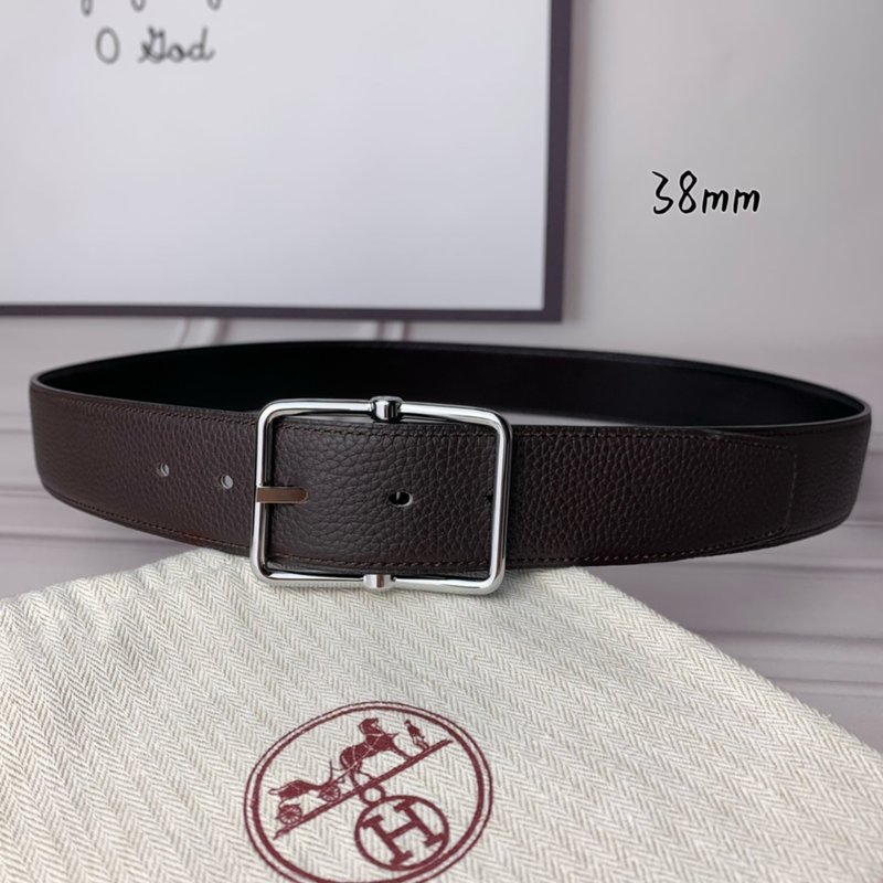 에르메스 핀 버클 소가죽 벨트 38mm 폭 001-177310