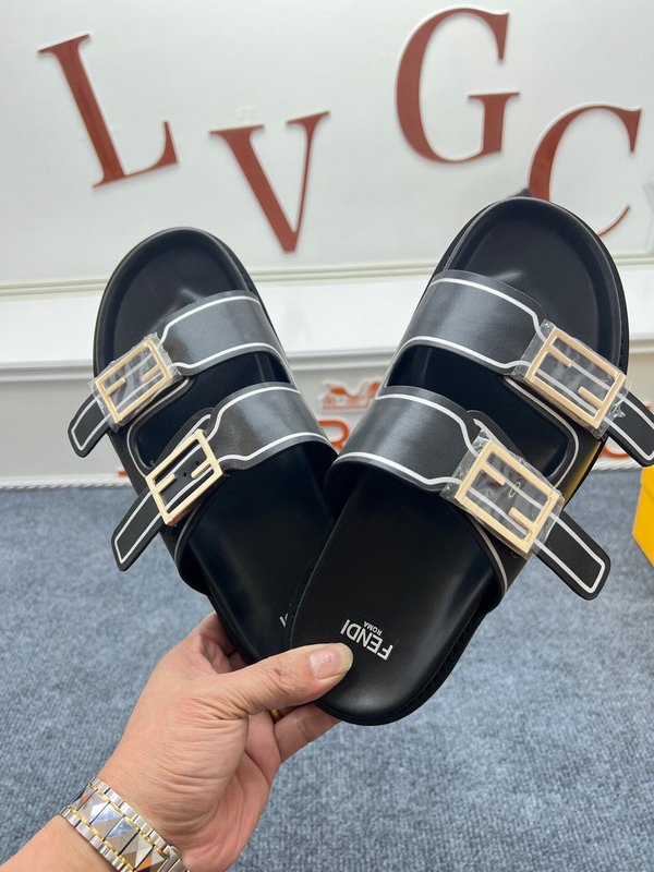 펜디 남녀 커플 로고 슬리퍼 001-177465