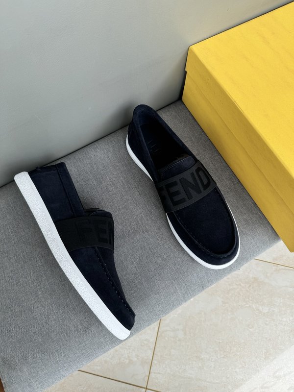 펜디 FENDI 수입 소 가죽 캐주얼 슈즈 001-177569