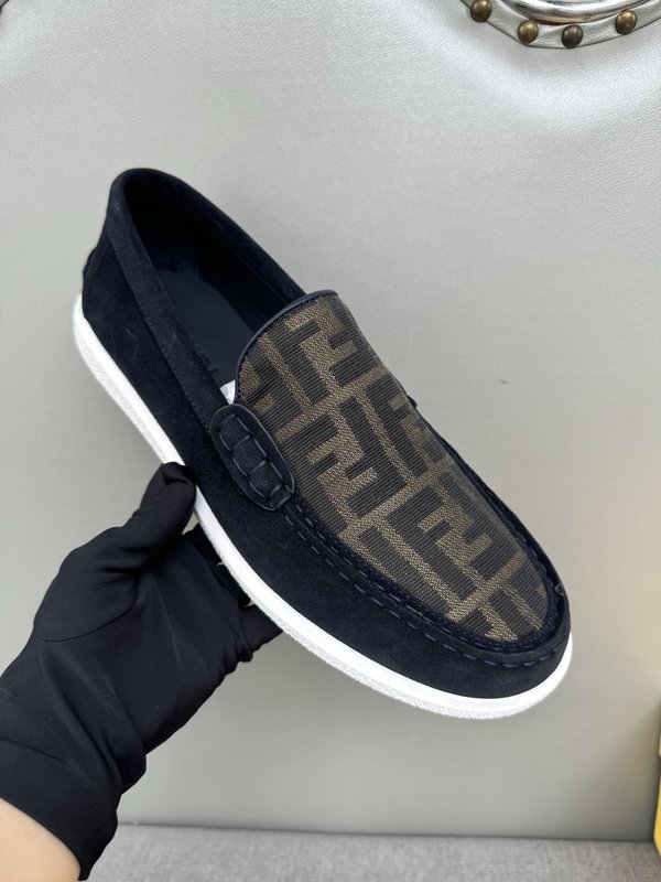 펜디 FENDI 남성 캐주얼 가죽 로퍼 001-177570