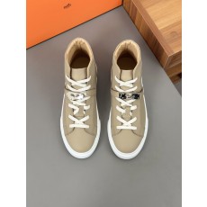 에르메스 남성용 가을 겨울 송아지 가죽 클 부츠 001-178373