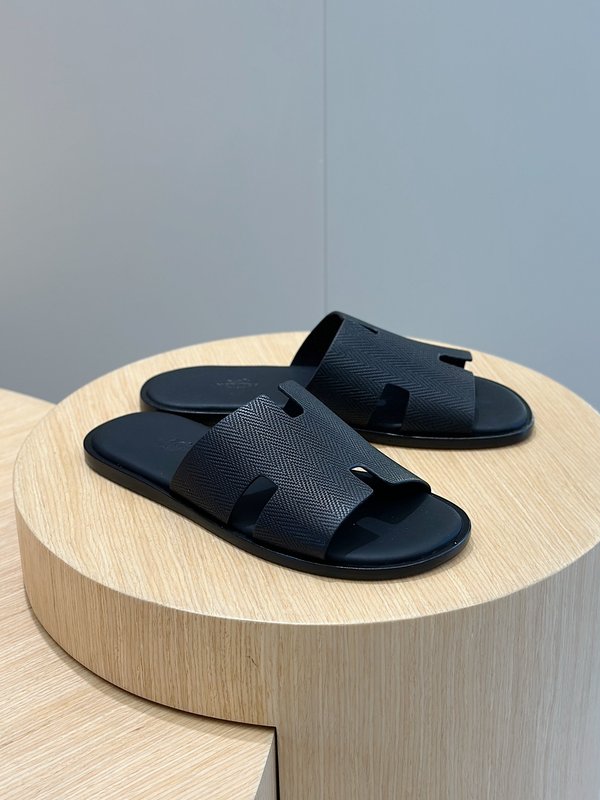 에르메스 클래식 남성 가죽 슬리퍼 001-178377