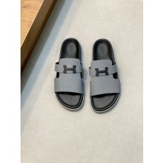 에르메스 소가죽 미끄럼 방지 남성 슬리퍼 001-178448
