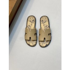 에르메스 새로운 소가죽 미끄럼 방지 슬리퍼 001-178482
