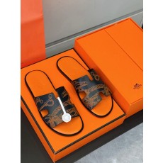 에르메스 클래식 남성 가죽 슬리퍼 001-178488