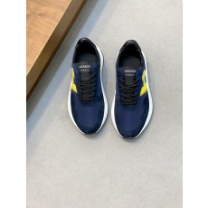 에르메스 하루 두꺼운 바닥 컬러 블록 더비 슈즈 001-178586