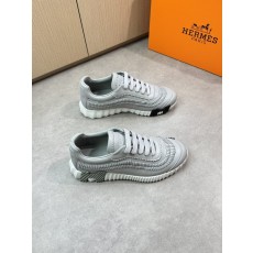 에르메스 나파 소 가죽 캐주얼 운동화 001-178608
