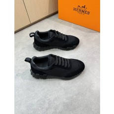 에르메스 스웨이드 가죽 캐주얼 운동화 001-178646