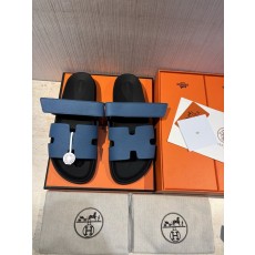 에르메스 H 로고 남성 가죽 슬리퍼 001-178671