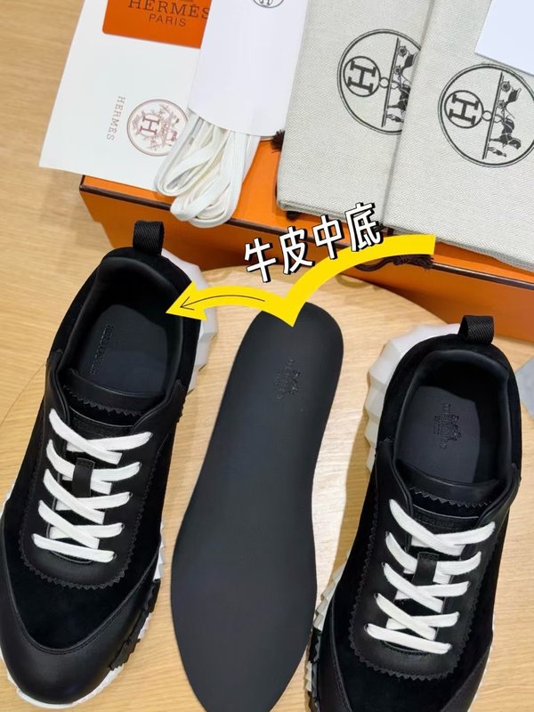 에르메스 남성 가죽 스니커즈 1:1 복제품 001-178807