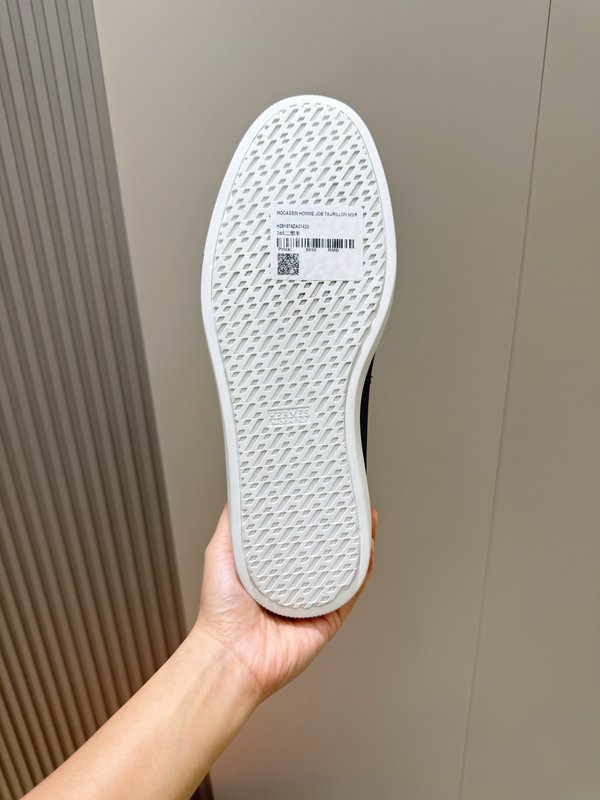 에르메스 남성 송아지 가죽 로퍼 001-178974