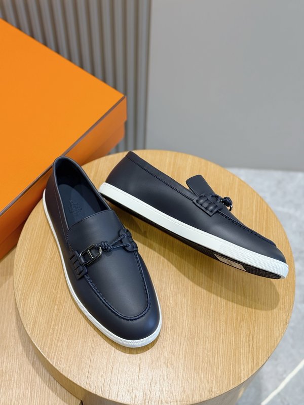 에르메스 이그나시오 남성 송아지 가죽 로퍼 001-178981
