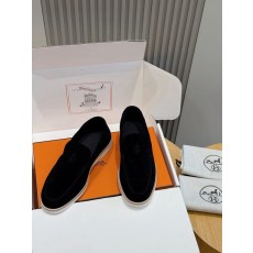 에르메스 Job 모델 스웨이드 로퍼 001-179007