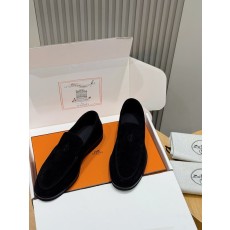 에르메스 Job 스웨이드 양피 로퍼 001-179019