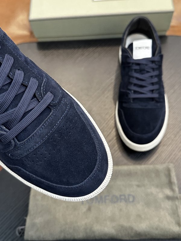 TOM FORD 가죽 로우탑 스니커즈 001-179192