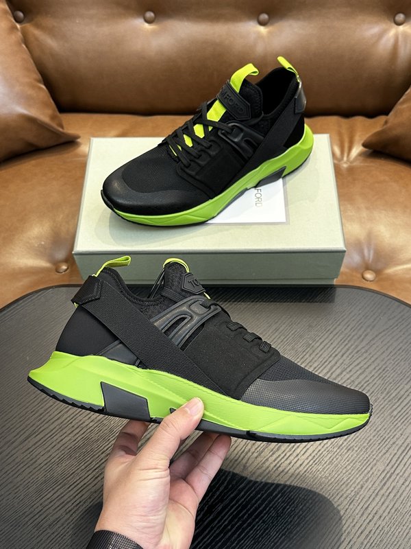 TOM FORD Cambridge 가죽 스니커즈 001-179203