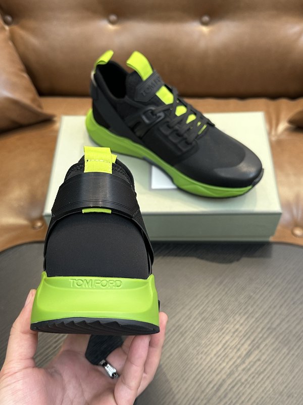 TOM FORD Cambridge 가죽 스니커즈 001-179203