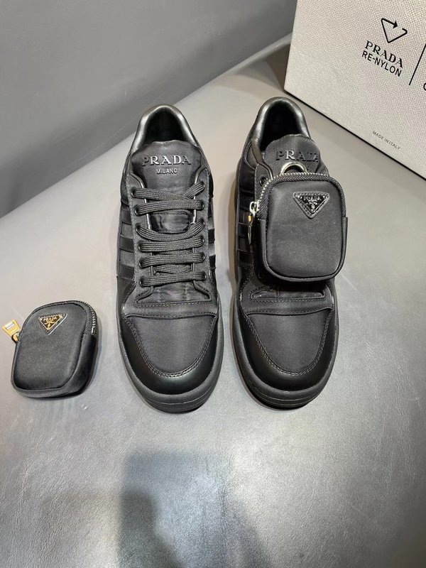 PRADA 스타일 남성 첼시 부츠 미니멀 가죽슈즈 001-179542