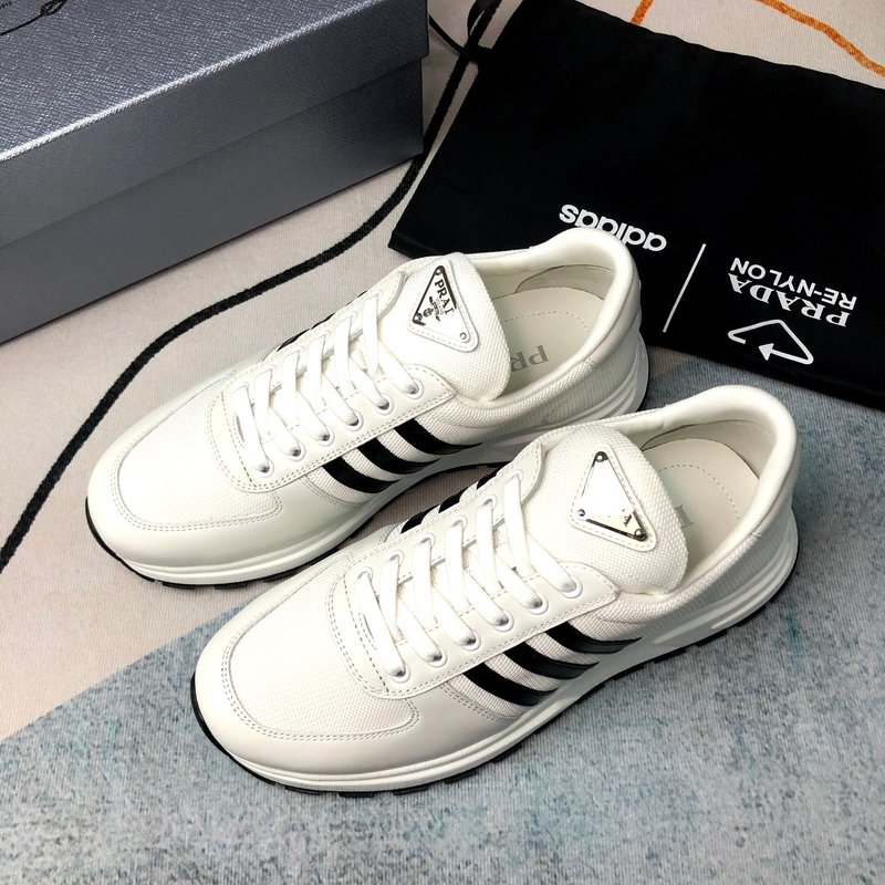 PRADA 프라다 화이트 메쉬 슈즈 001-179575