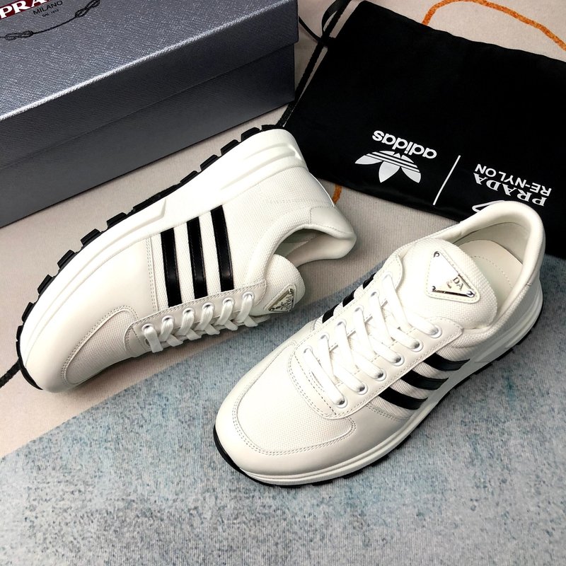 PRADA 프라다 화이트 메쉬 슈즈 001-179575