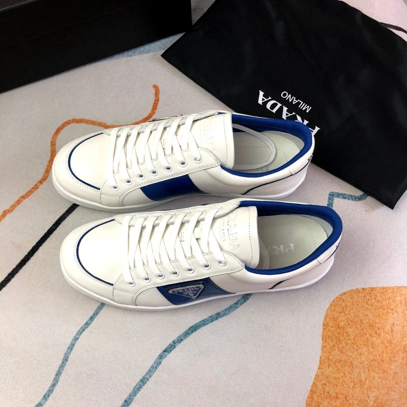 PRADA 화이트 블루 슈즈 001-179587