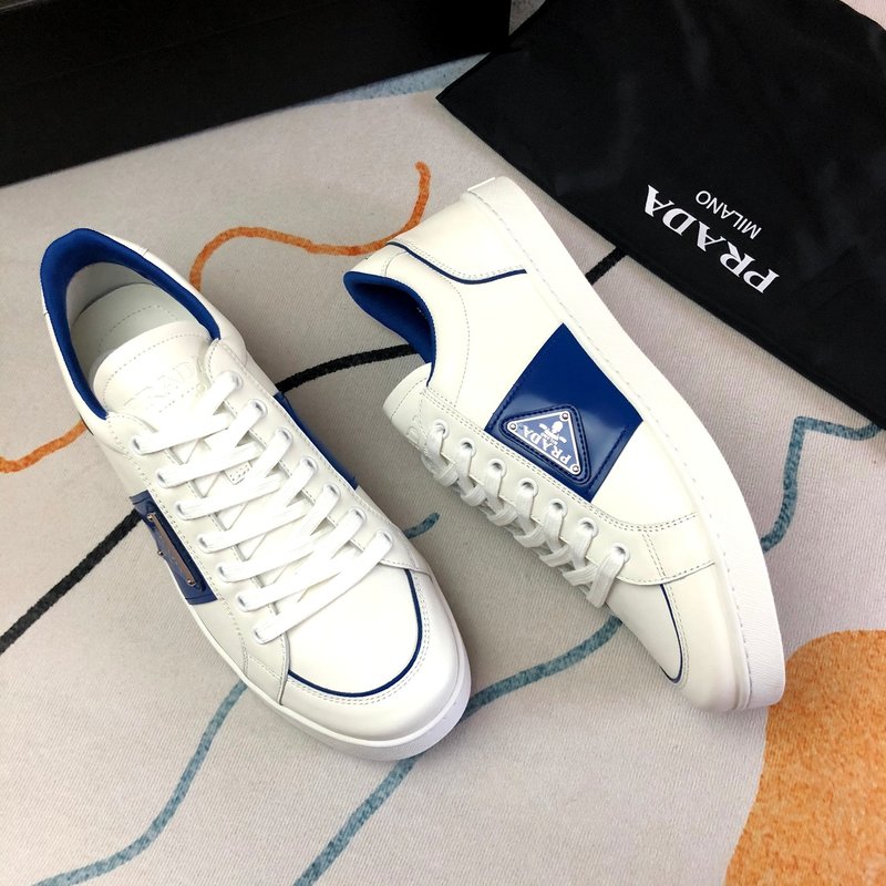 PRADA 화이트 블루 슈즈 001-179587