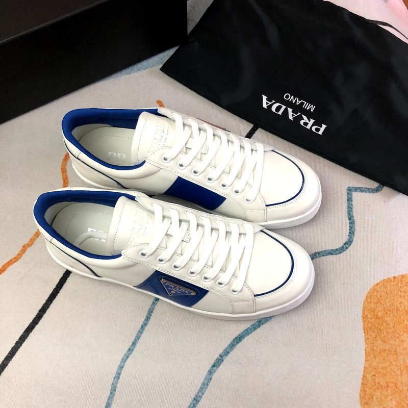 PRADA 화이트 블루 슈즈 001-179587