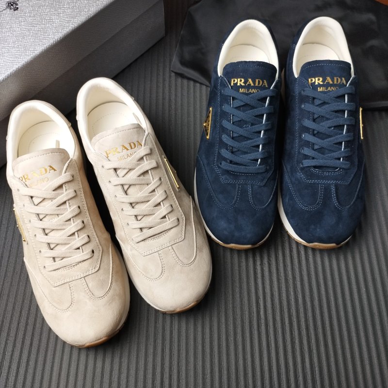 프라다 PRADA 앱리콧 스웨이드 슈즈 001-179711