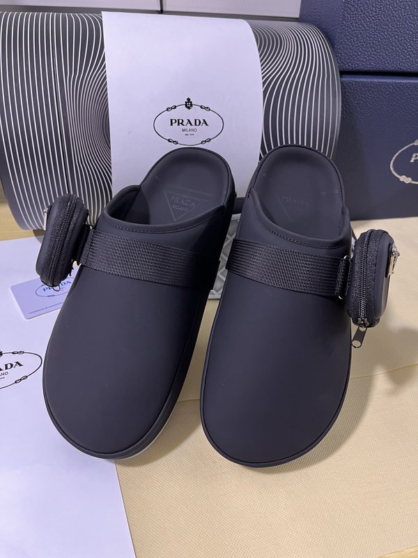 PRADA 클래식 토캡 반슬리퍼 001-179727