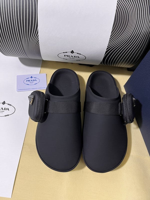 PRADA 클래식 토캡 반슬리퍼 001-179727
