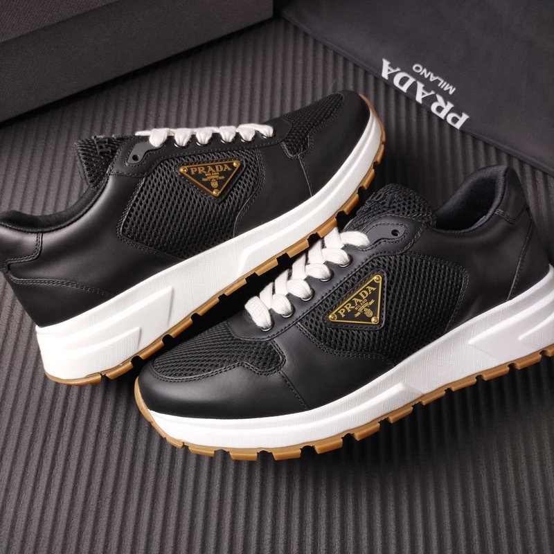 PRADA 프라다 블랙 메쉬 슈즈 001-179765