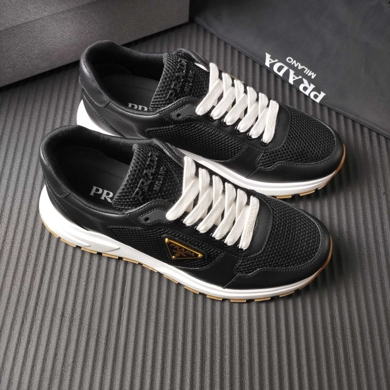 PRADA 프라다 블랙 메쉬 슈즈 001-179765