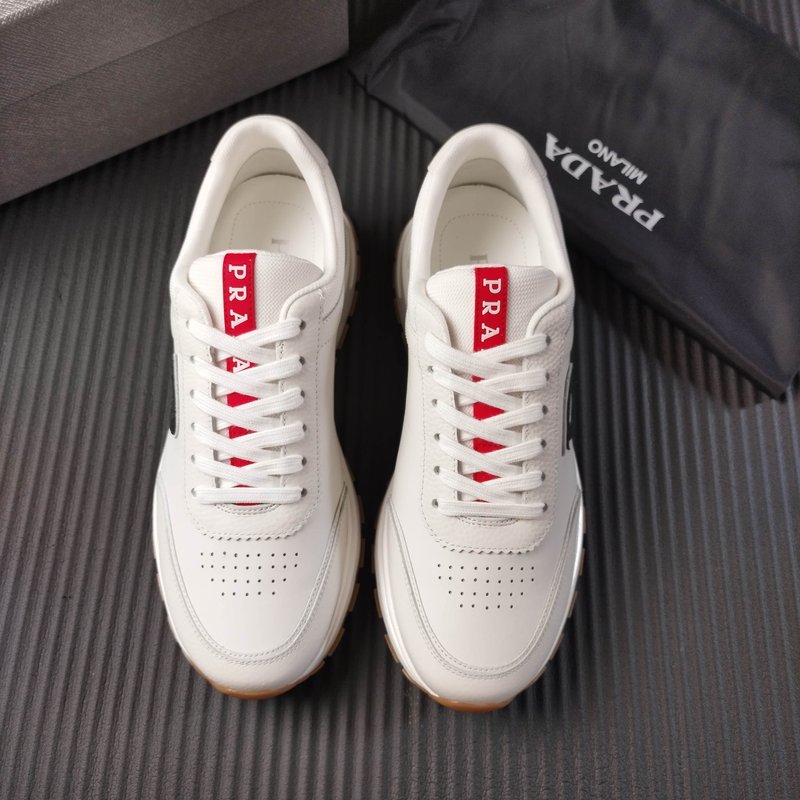 PRADA 화이트 가죽 신제품 신발 001-179777