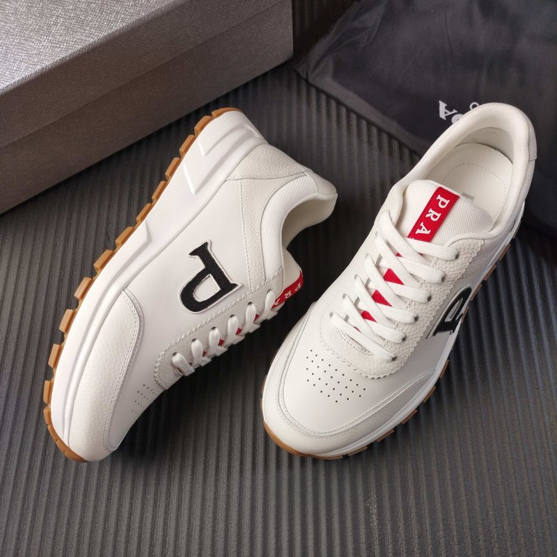 PRADA 화이트 가죽 신제품 신발 001-179777