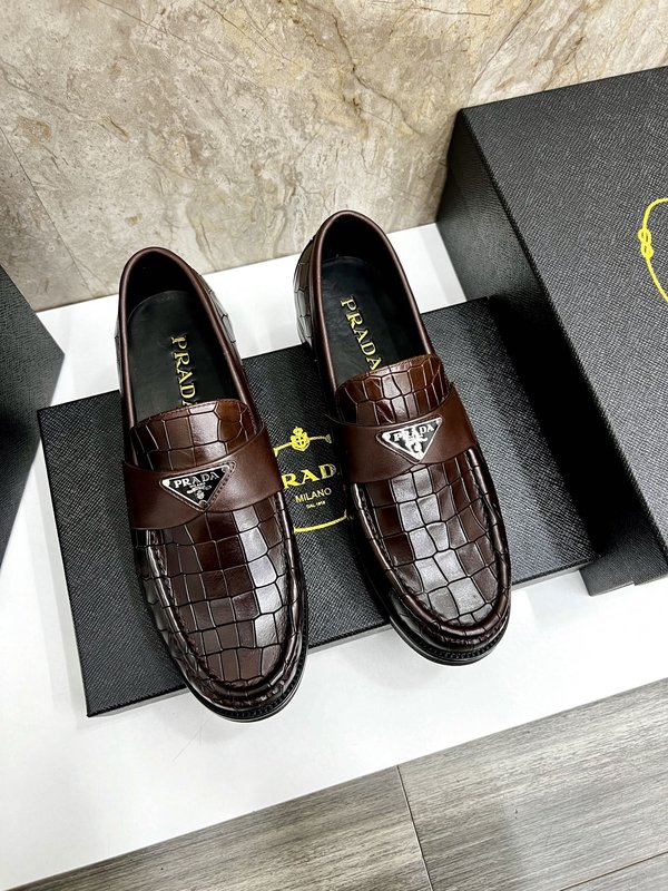 PRADA 남성 개변주 가죽구두 오리진얼 복제 001-179829