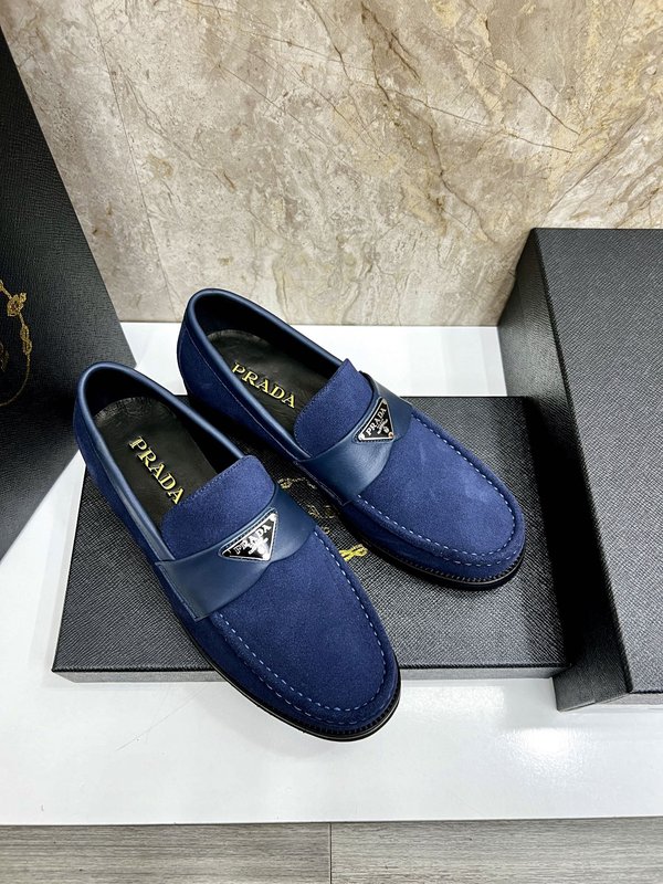 PRADA 남성 수입 송아지 가죽 구두 001-179834