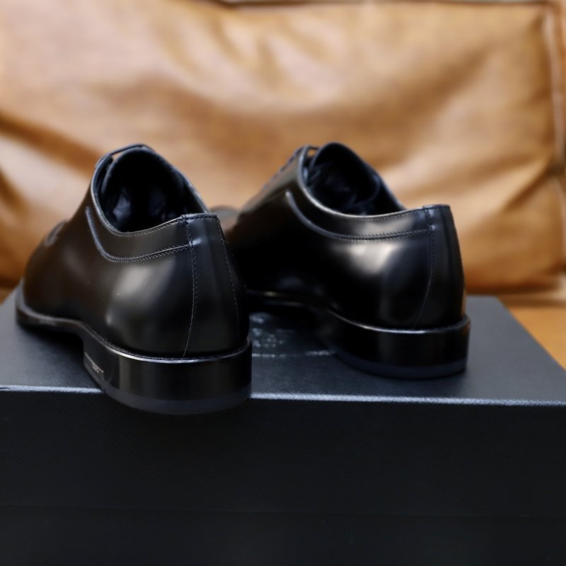 PRADA 신규 남성 비즈니스 가죽 구두 001-179845