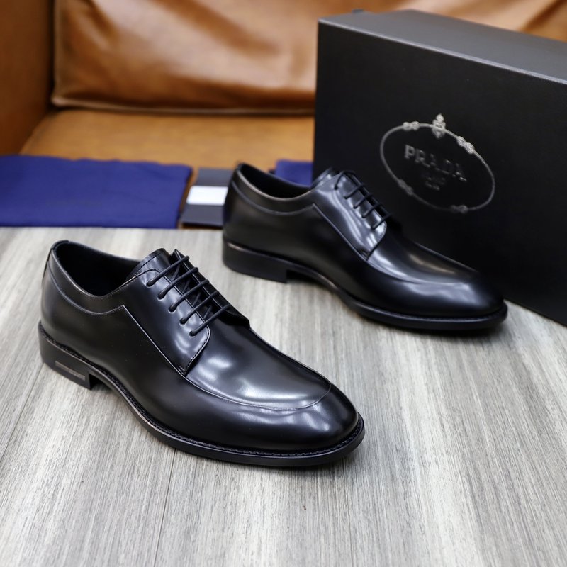 PRADA 신규 남성 비즈니스 가죽 구두 001-179845