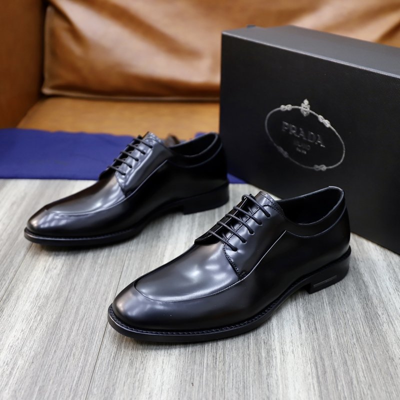 PRADA 신규 남성 비즈니스 가죽 구두 001-179845