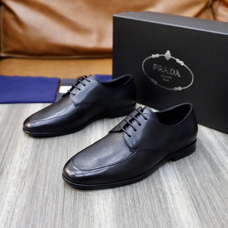 PRADA 신규 남성 비즈니스 가죽 구두 001-179850