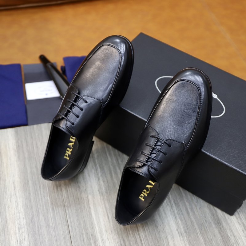PRADA 신규 남성 비즈니스 가죽 구두 001-179850