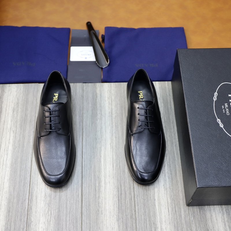 PRADA 신규 남성 비즈니스 가죽 구두 001-179850