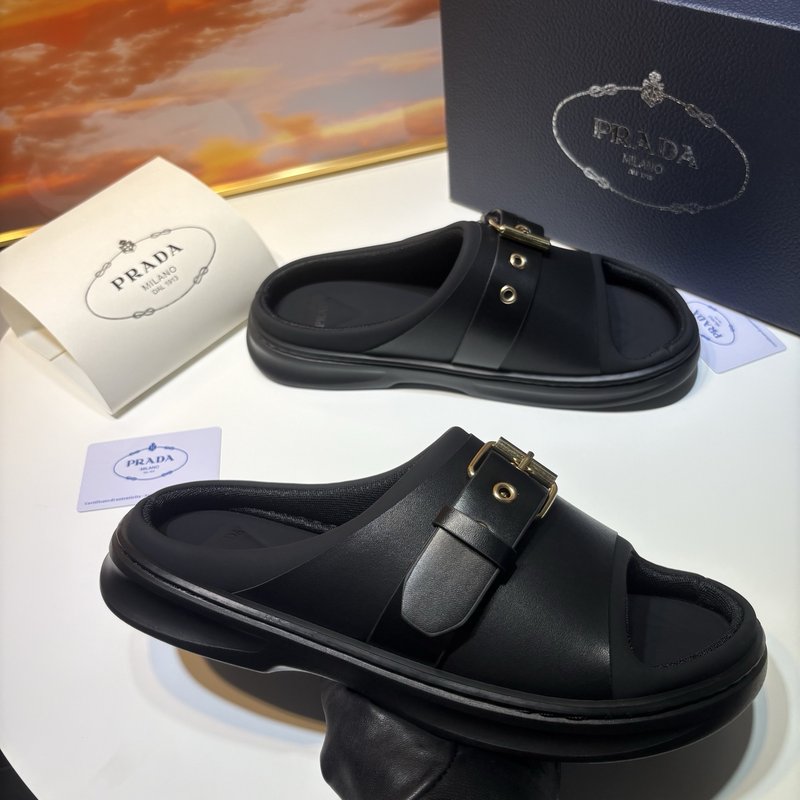 PRADA 신규 블랙 폼 라인지대 운동화 001-179855