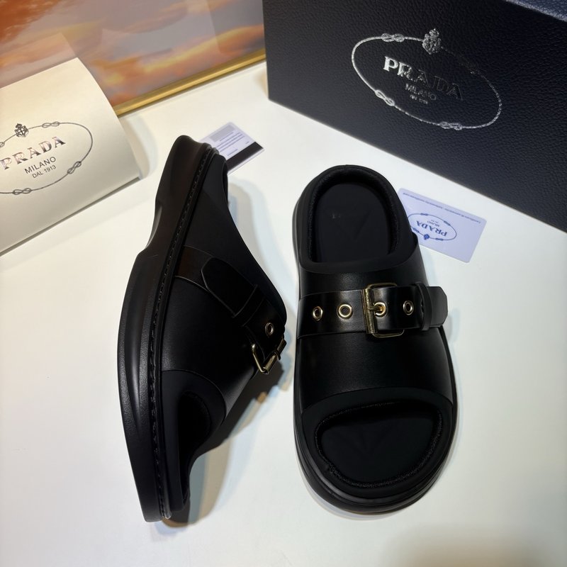 PRADA 신규 블랙 폼 라인지대 운동화 001-179855