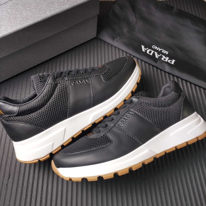 PRADA 블랙 메쉬 운동화 001-179880
