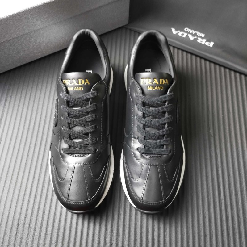 PRADA 프라다 블랙 레저 운동화 001-179891